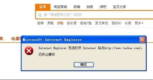 IE无法打开站点