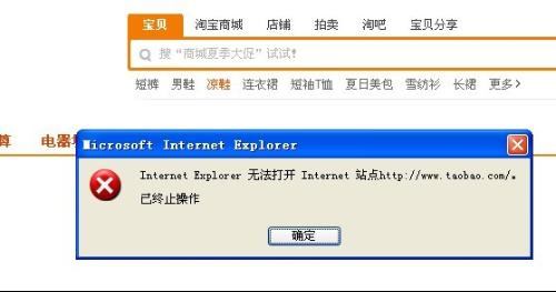 IE无法打开站点