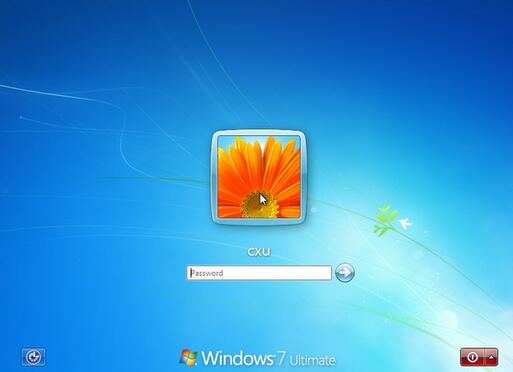 Win7登录界面