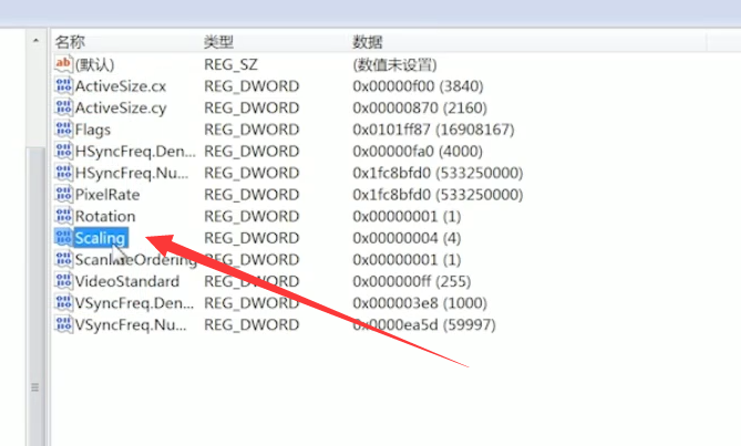 双击打开Scaling