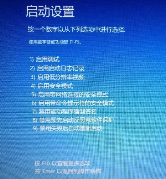 启用安全模式