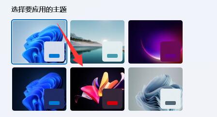 选择要应用的主题