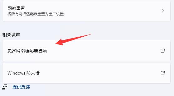 更多网络适配器选项