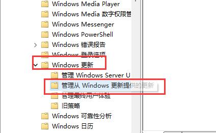 管理从 Windows 更新提供的更新